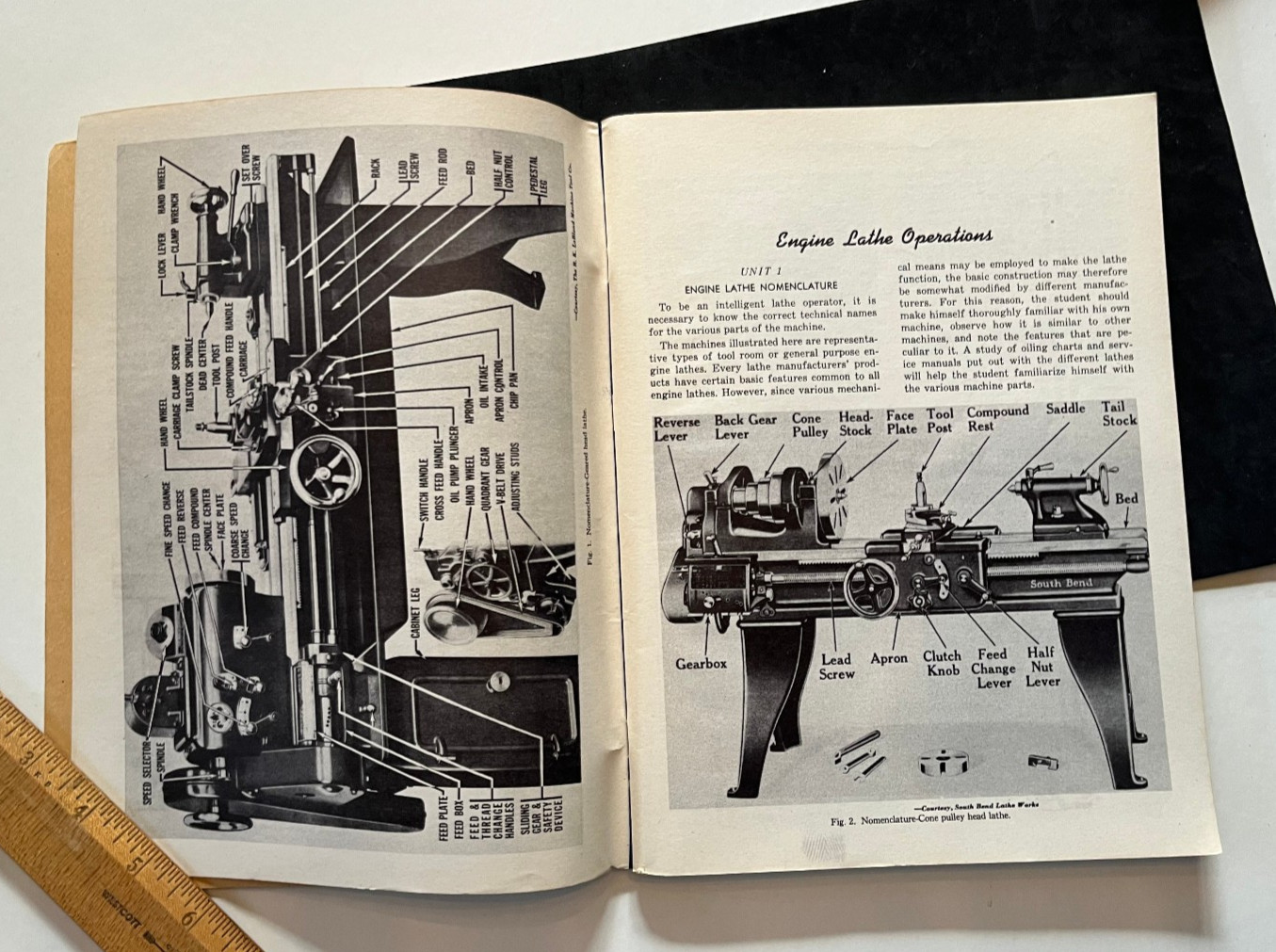 Vintage Engine Lathe Operations Whipple & Baudek 147 pgs + blueprints