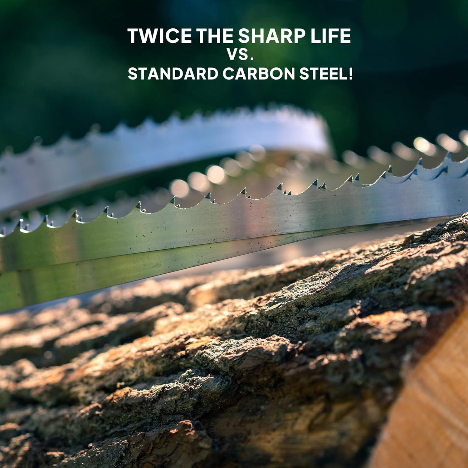 Wood-Mizer 158″ Sawmill Bandsaw Blades 5-Pack – Doublehard 10° All-Purpose Sawin