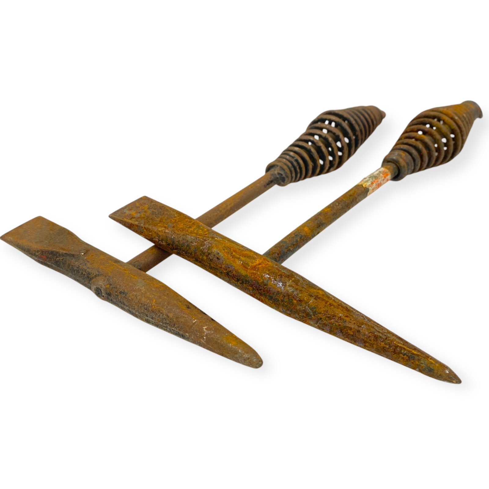 Vintage 11 in Long Welders Chipping Slag Hammer Welding Chipper, 2 Pcs