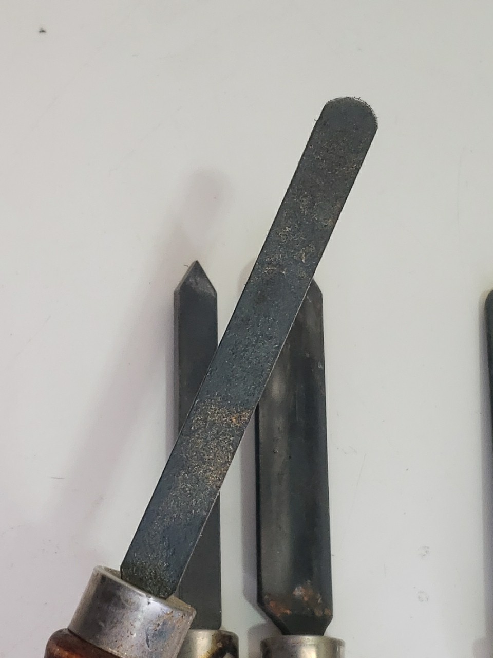 Vintage Craftsman Set Of 8 High-speed Steel Wood Turning Lathe Chisels 928521-28