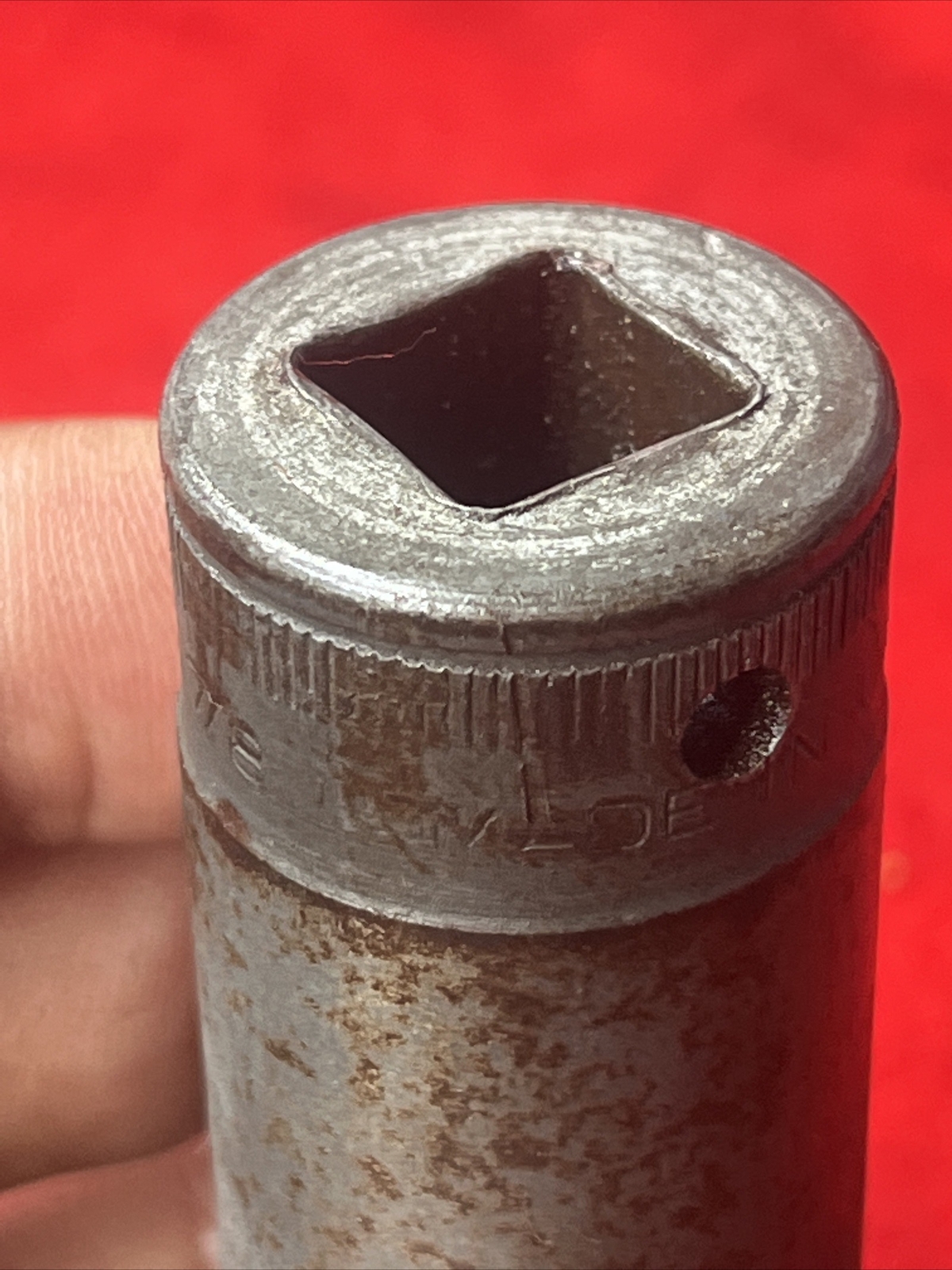 Snap-on Tools 1/2″ Drive 12 Point 7/8″ SAE Deep Chrome Socket USA S280 (t54)