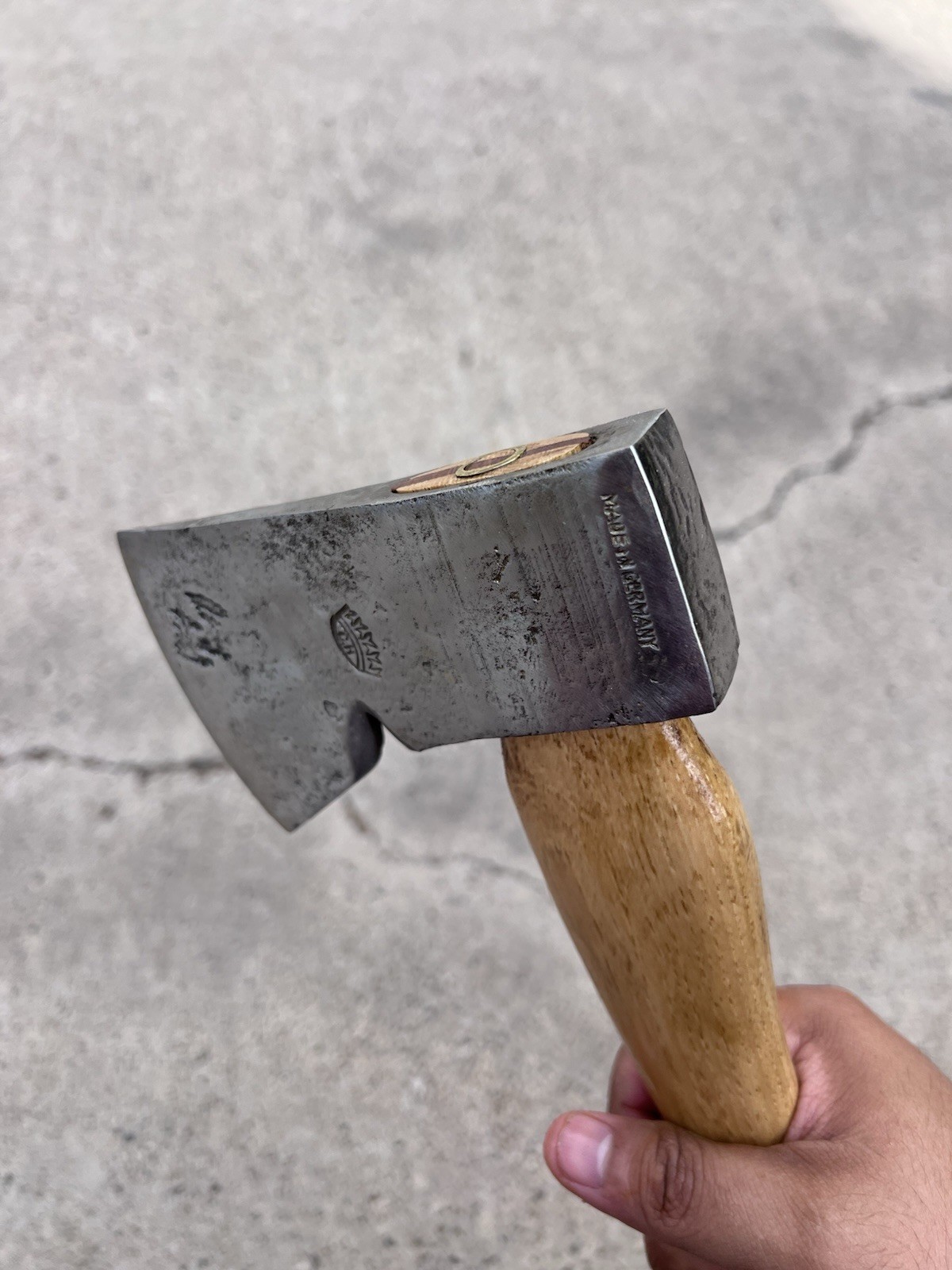 Bad-Axe: “MY FIRST AXE” Charles Helsper (Helko) 1.10lb Hatchet w/ 14.5in Handle