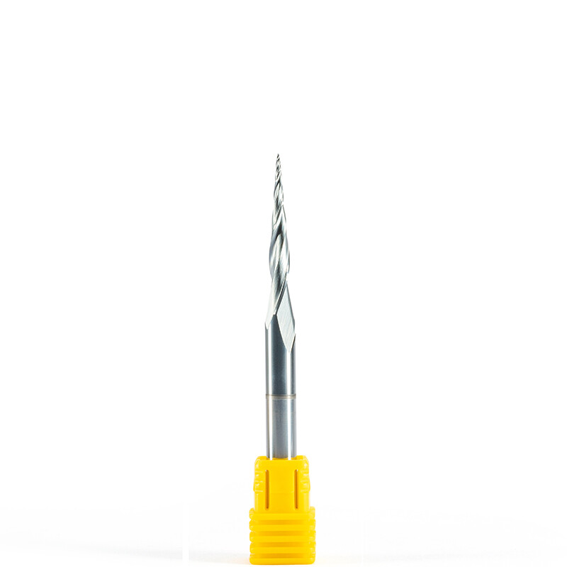 2p Tapered Ball Nose End Mill Radius 0.25mm SHK 6mm CNC Drill Bit Milling Cutter