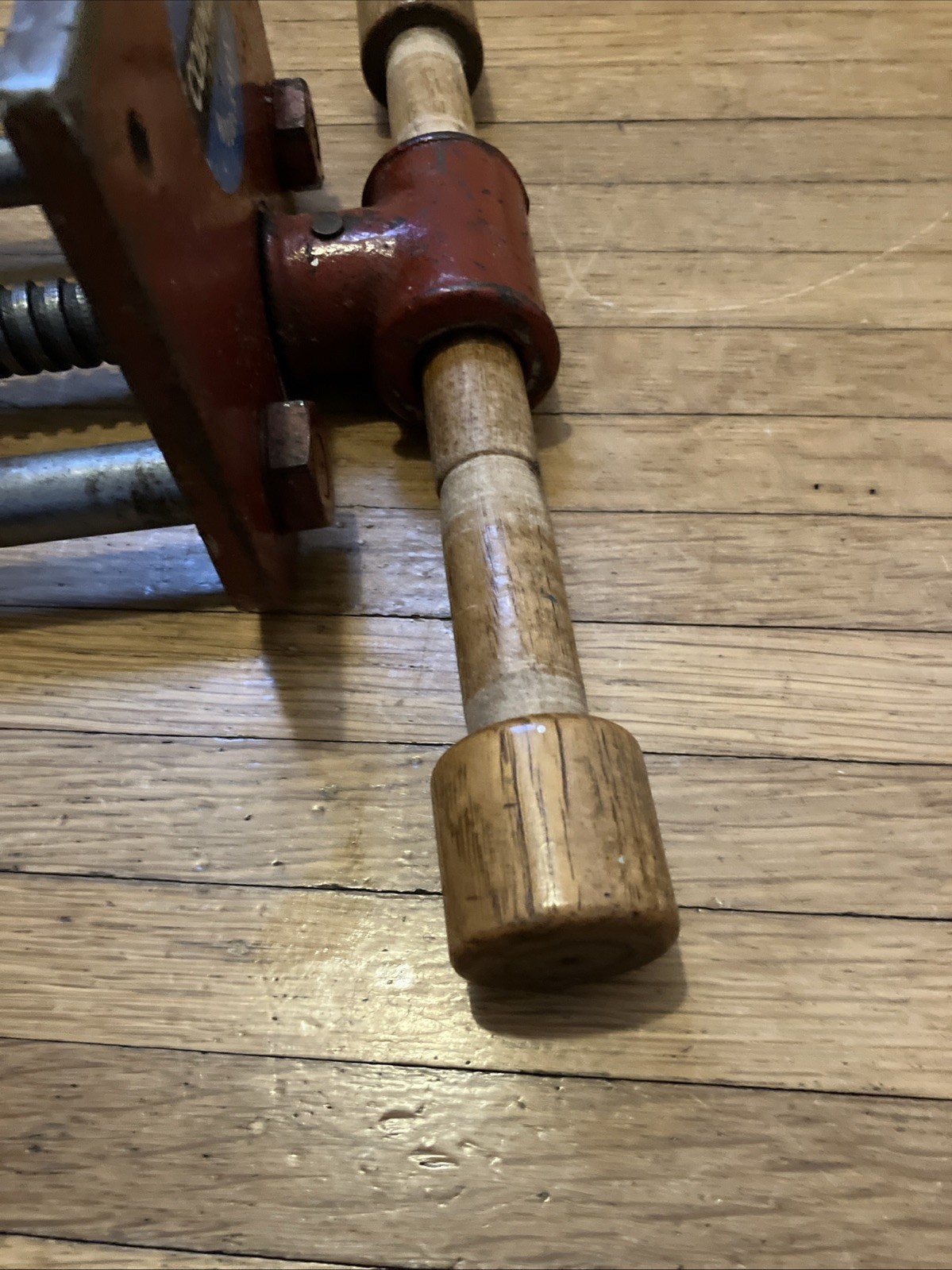 Vintage Columbian Woodcraft 6-C Woodworking Vise 6″ Jaws Under Bench USA