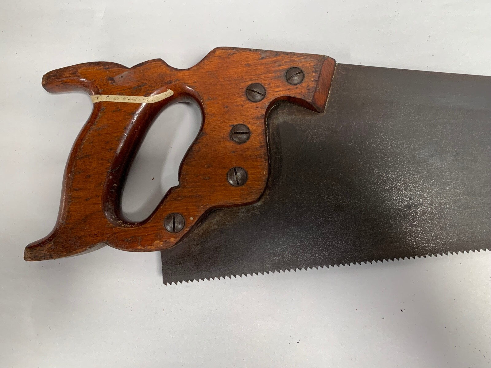 Vtg “DISSTON” D-23 Lightweight 8tpi Carpenter Woodworking Wood Hand Saw (A12)