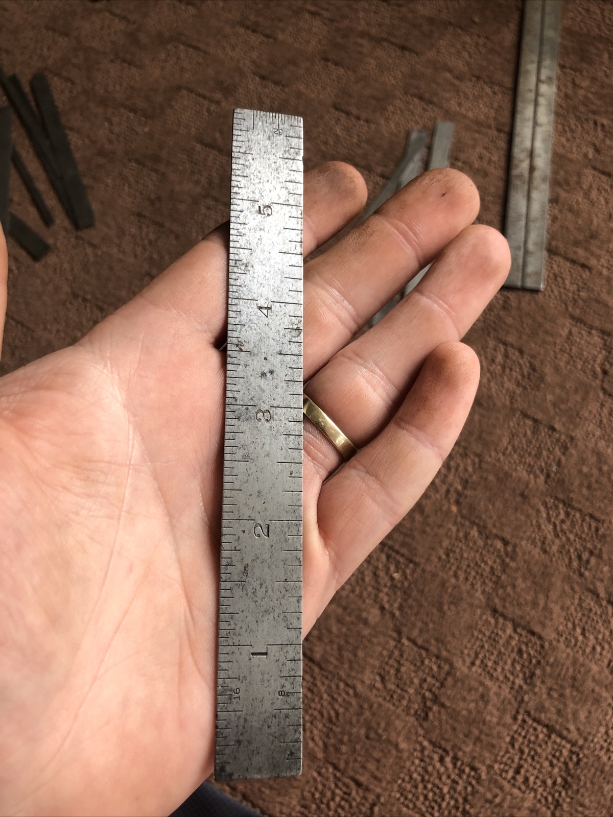 Vintage Lufkin Rule Co. No. 2204R 6” Ruler Tempered Machinist Tool