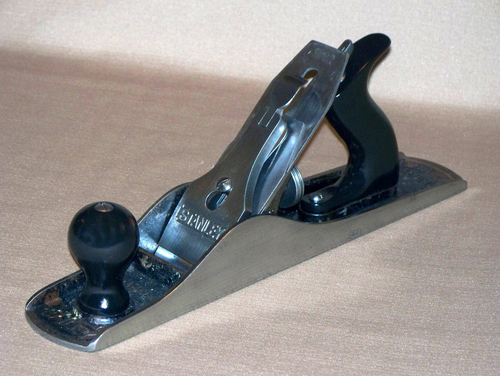 #41 1942 1945 Vtg Stanley Bailey No 5 Type 17 War Plane Wood Plane Tool CLEAN