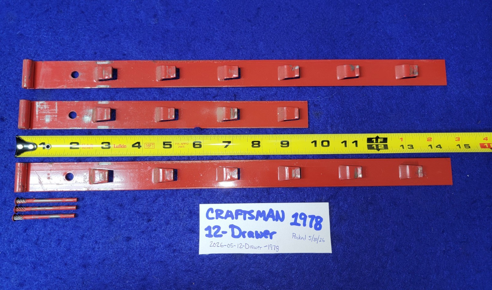 CRAFTSMAN Tool Cabinet HANDLES & LOCKING BARS from 1971, 1978 & 2013 Cabinet USA