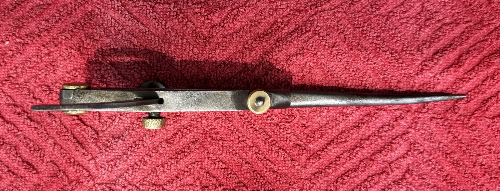 VINTAGE WINGED COMPASS PEXTO – P.S. & W. CO. 8 INCH – AS PICTURED – L@@K NICE