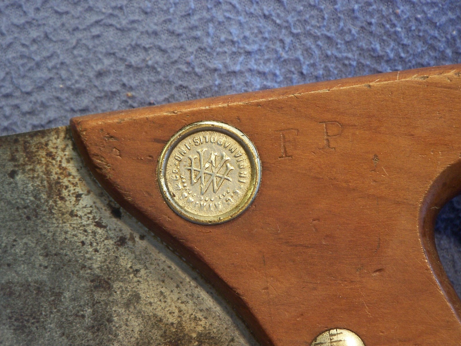 ATKINS No 2000 Silver Steel hand saw 50’s atomic style retro modern art look