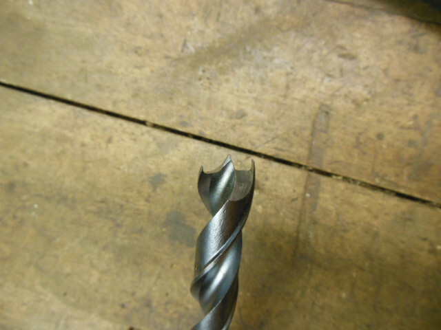 vintage brad point twist drill bit 17/32″ Morse taper lathe old carpenter tool