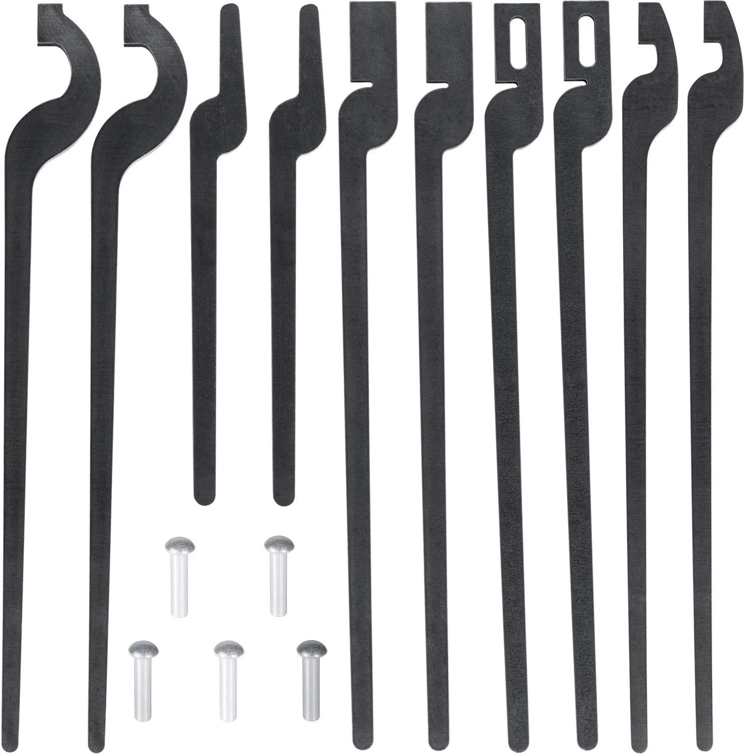 DIY Rapid Tongs Bundle Set – Blacksmith Five Types of Tongs Bundle Set Comes wit