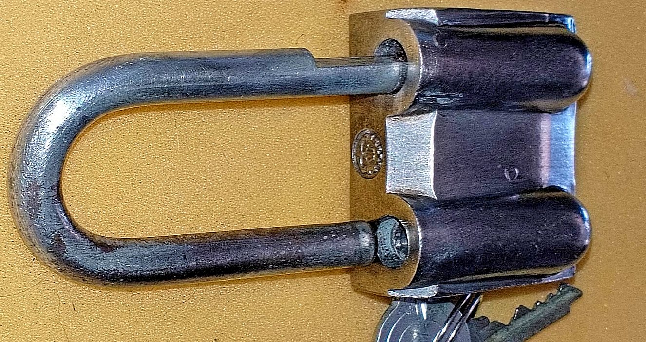 Padlock USSR ORIGINAL 2 keys in the Set Working Soviet Rare Original Vintage