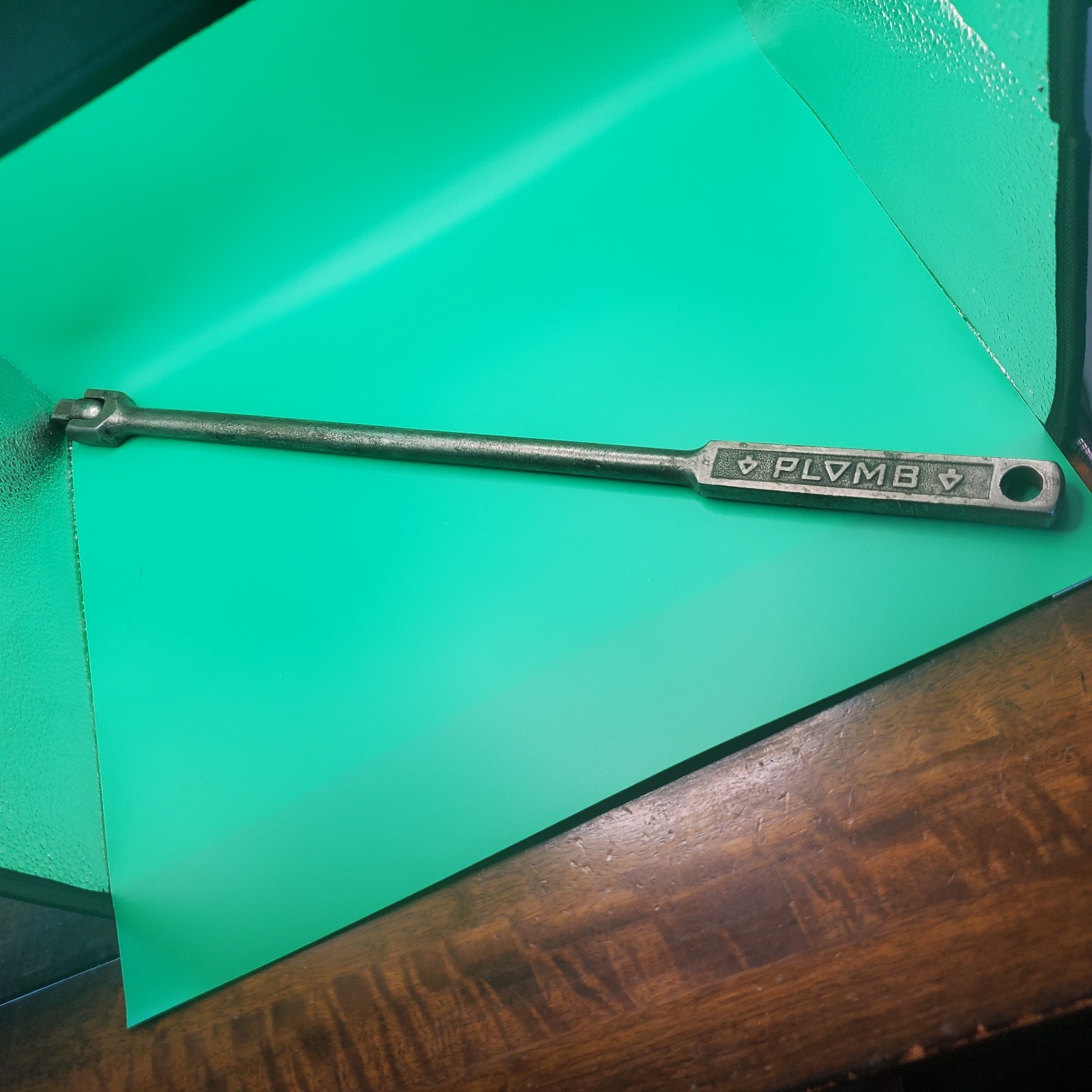 Vintage Plomb 1/2″ X 18″ Pebble Breaker Bar Socket Wrench Plvmb Plumb USA 5468