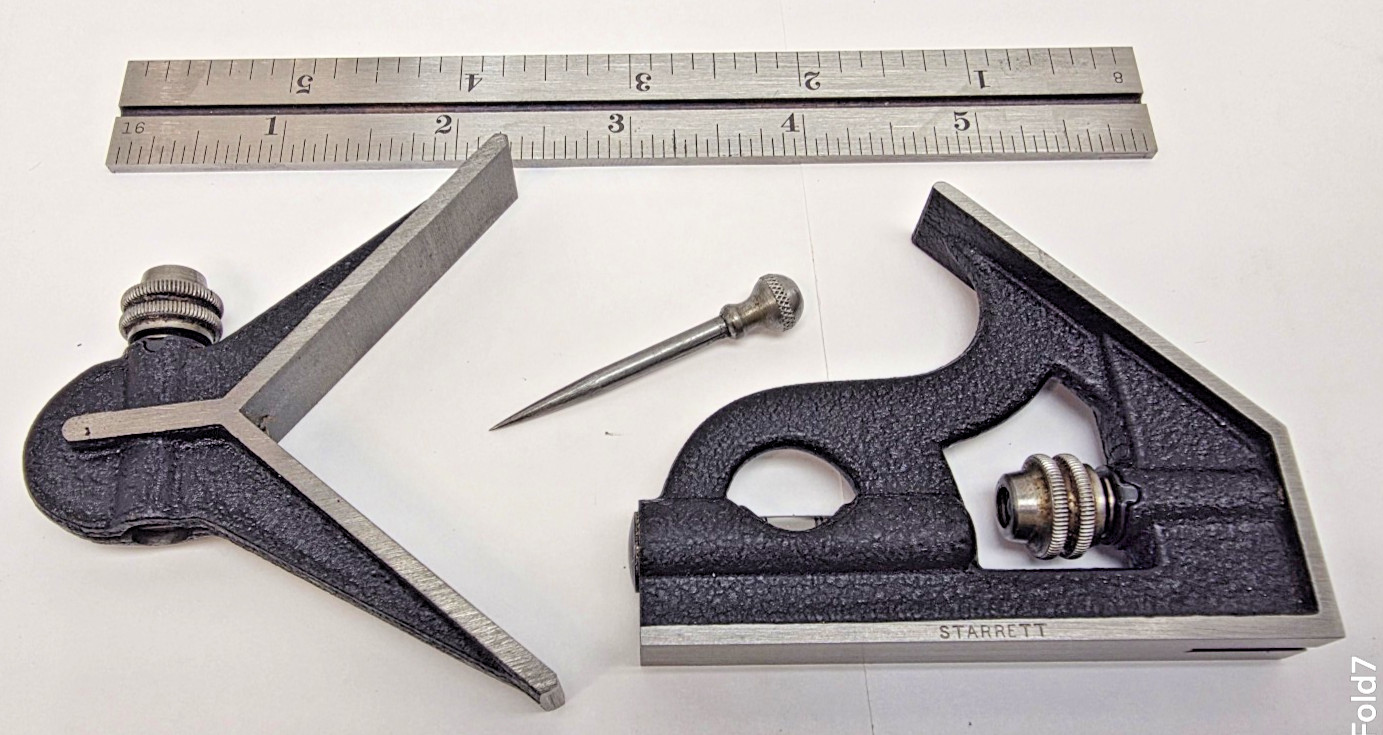 Starrett Student Tool Set 901, Combination Square, Calipers , Book & More