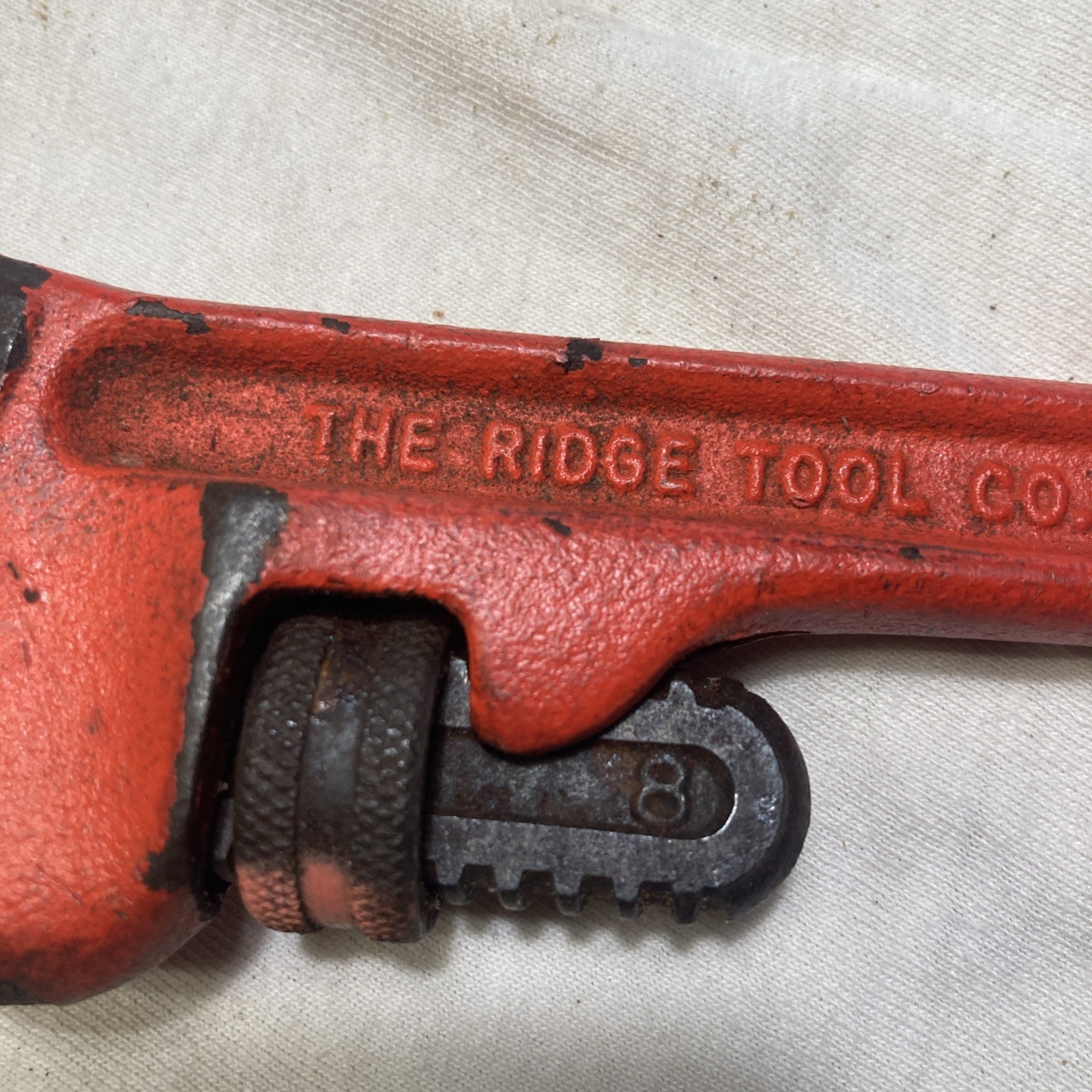 Ridgid 8″-inch Heavy Duty Pipe Wrench Elyria O USA