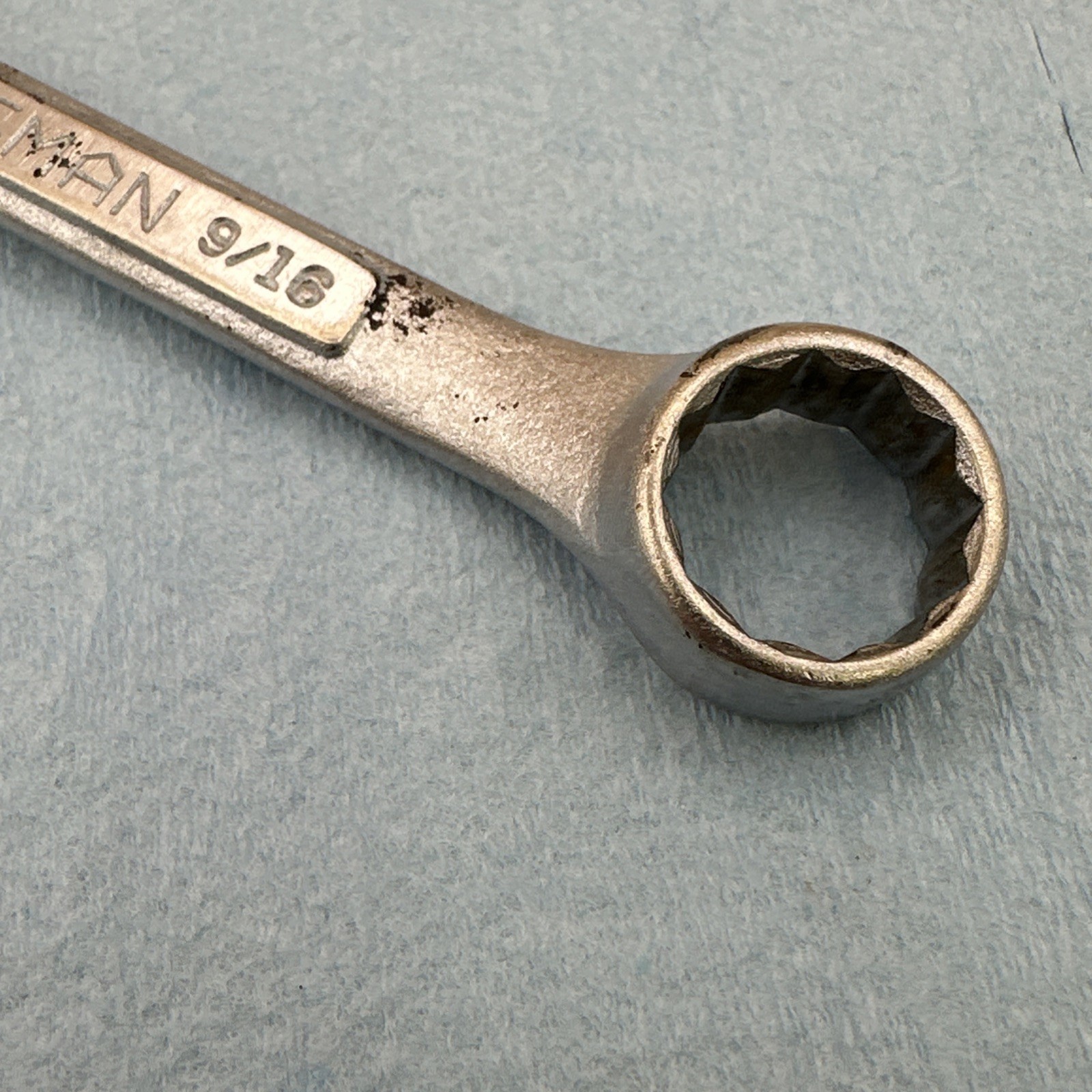 Vintage Craftsman 1/2” X 9/16” 12 Point Stubby Double Box Wrench -V- USA