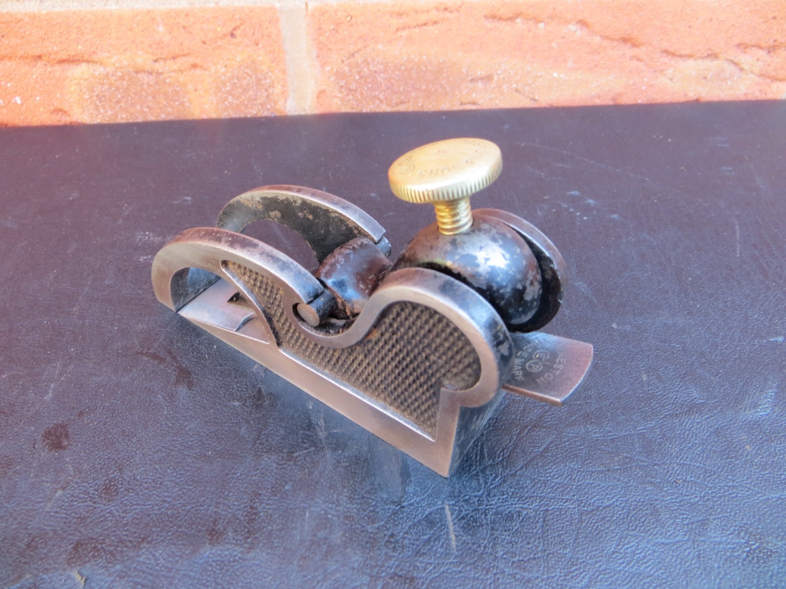 Vintage Edward Preston No. 1347 Iron Bullnose Rabbet Plane