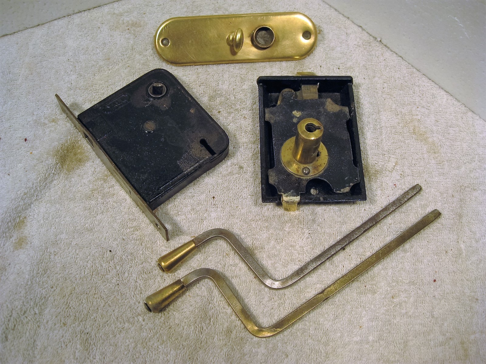 Vintage door and window hardware