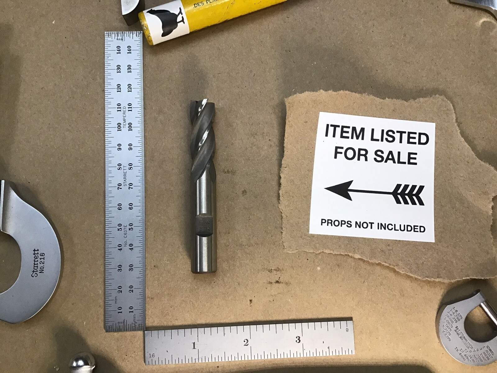 DoALL End Mill 1/2” USA HS – Used – Milling Machining Machinists Makers Tooling
