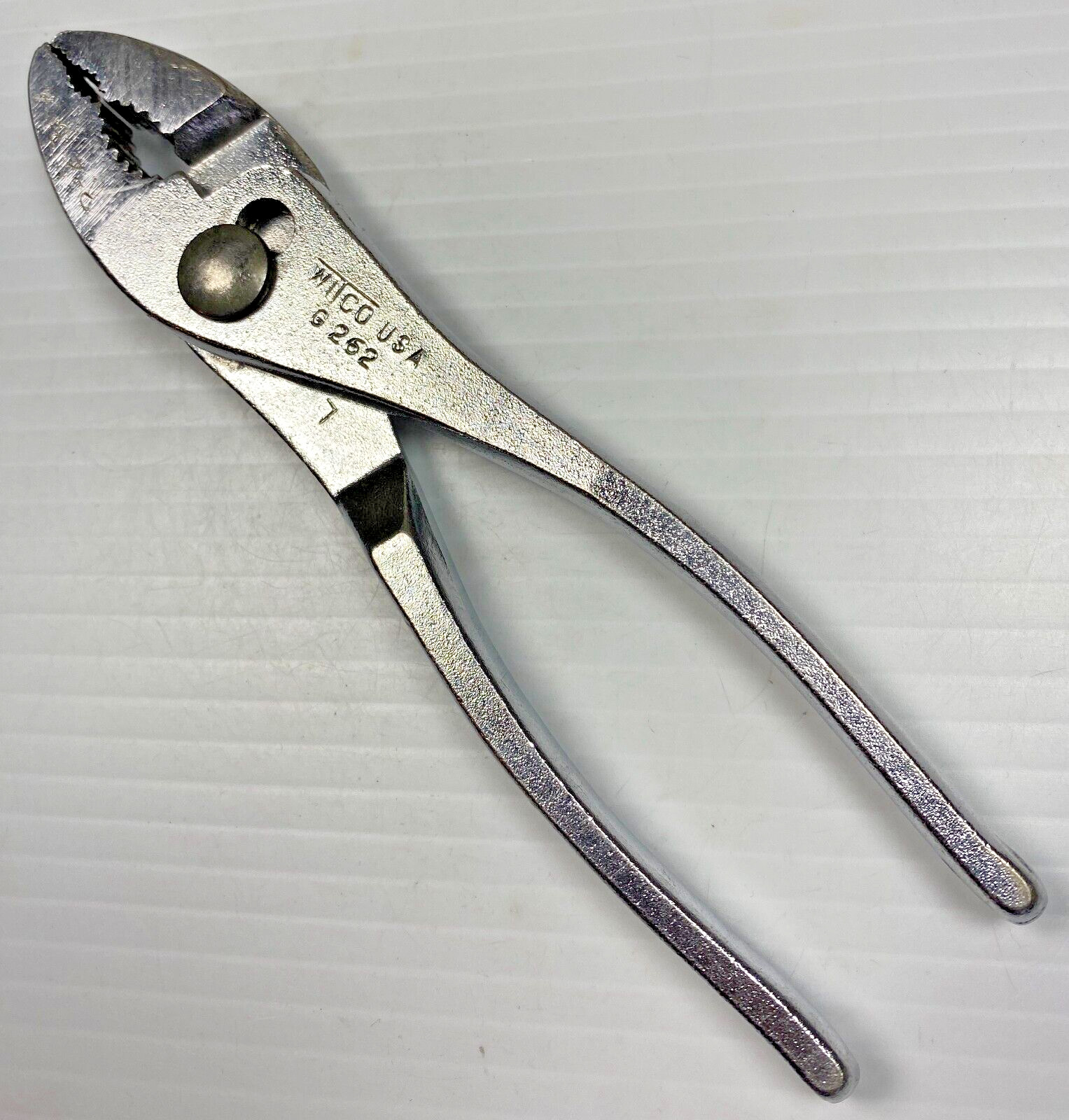 Vintage WILDE TOOL CO. WITCO G262 – 6-1/2″ Slip Joint Pliers USA Tool