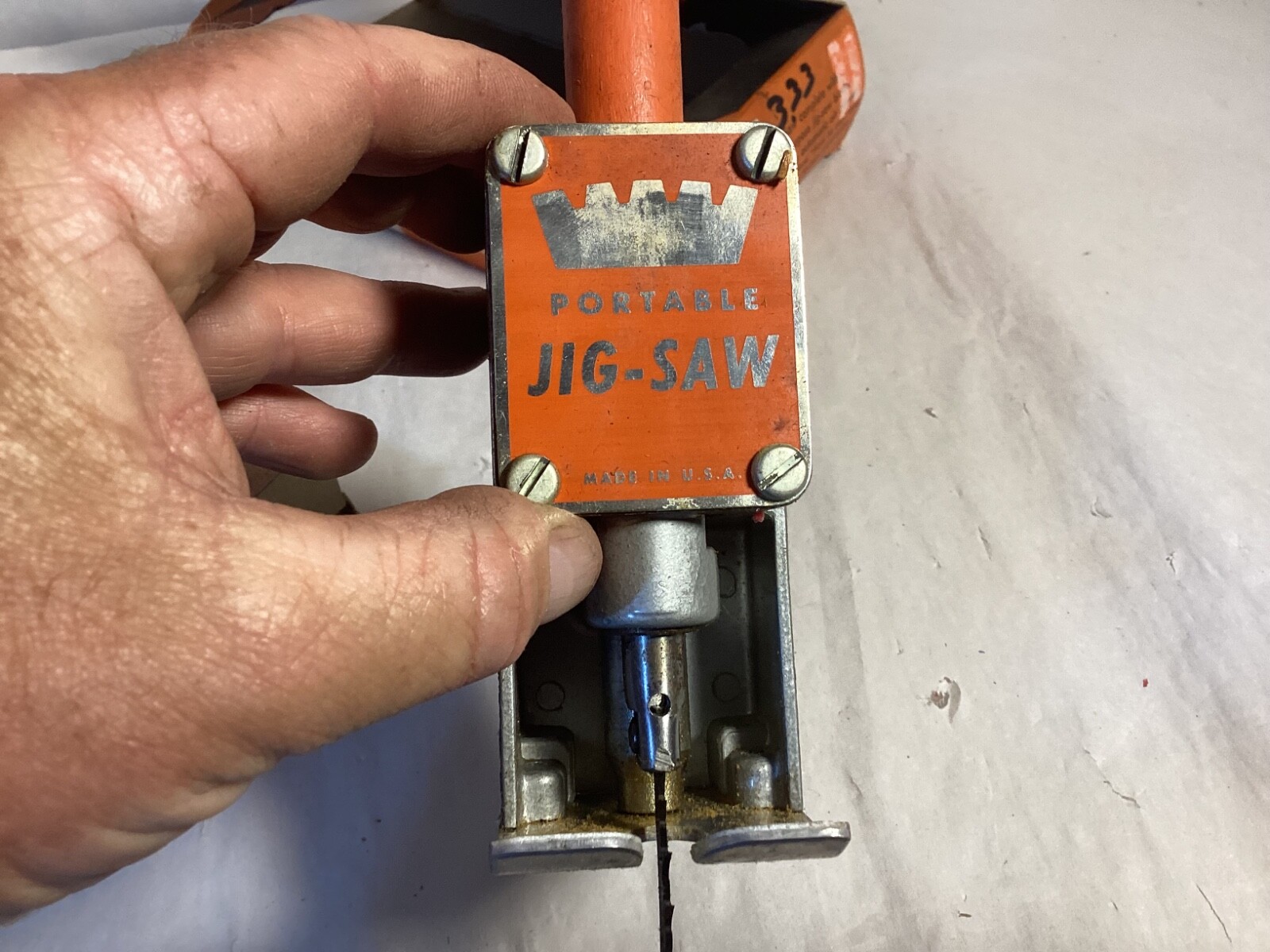 Vintage Jiffy #2500 portable jig saw