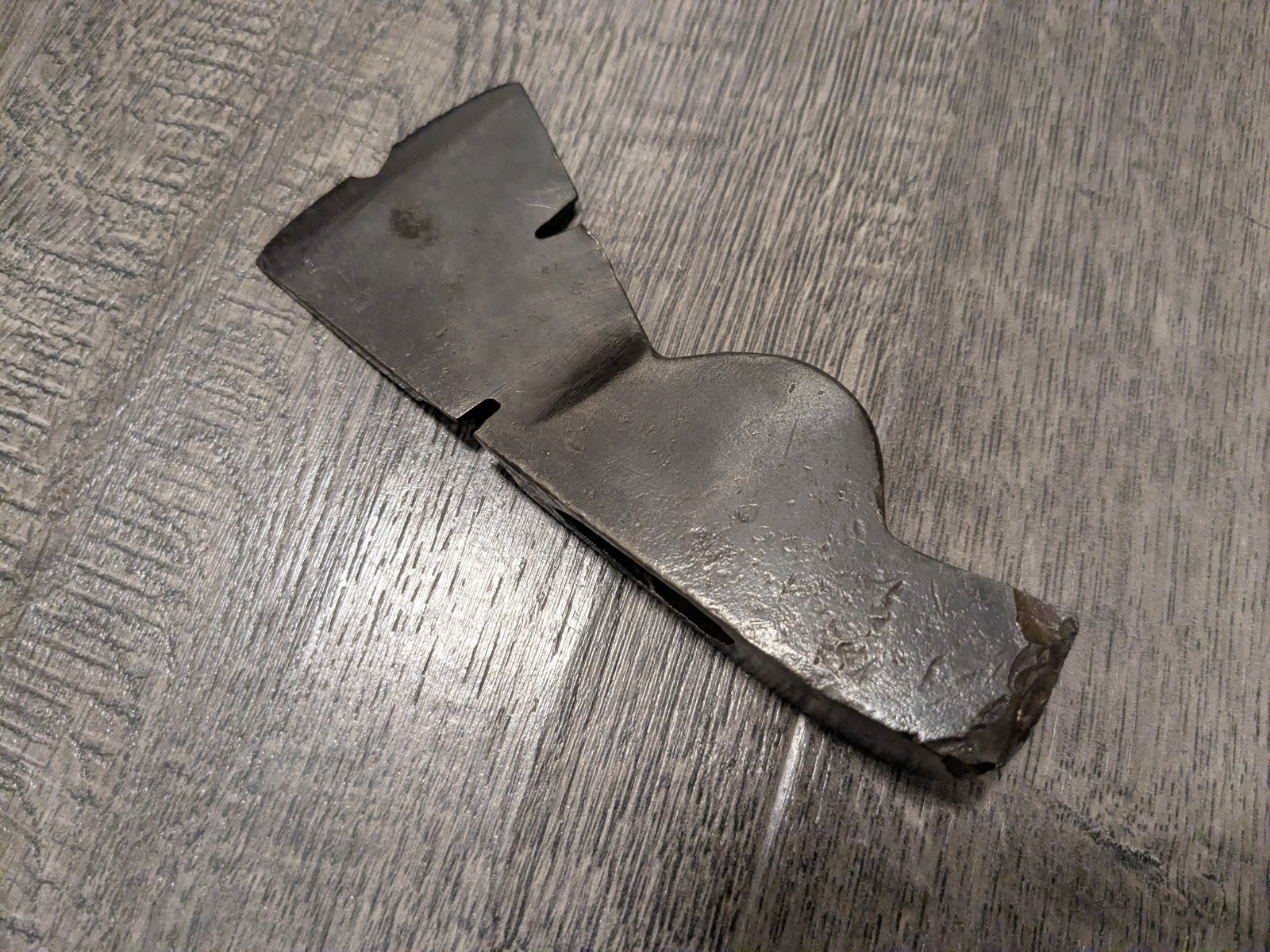 PLUMB Anchor Logo Roofing Shingle Hatchet Hammer Head w/ Unusual Nail Puller Cut