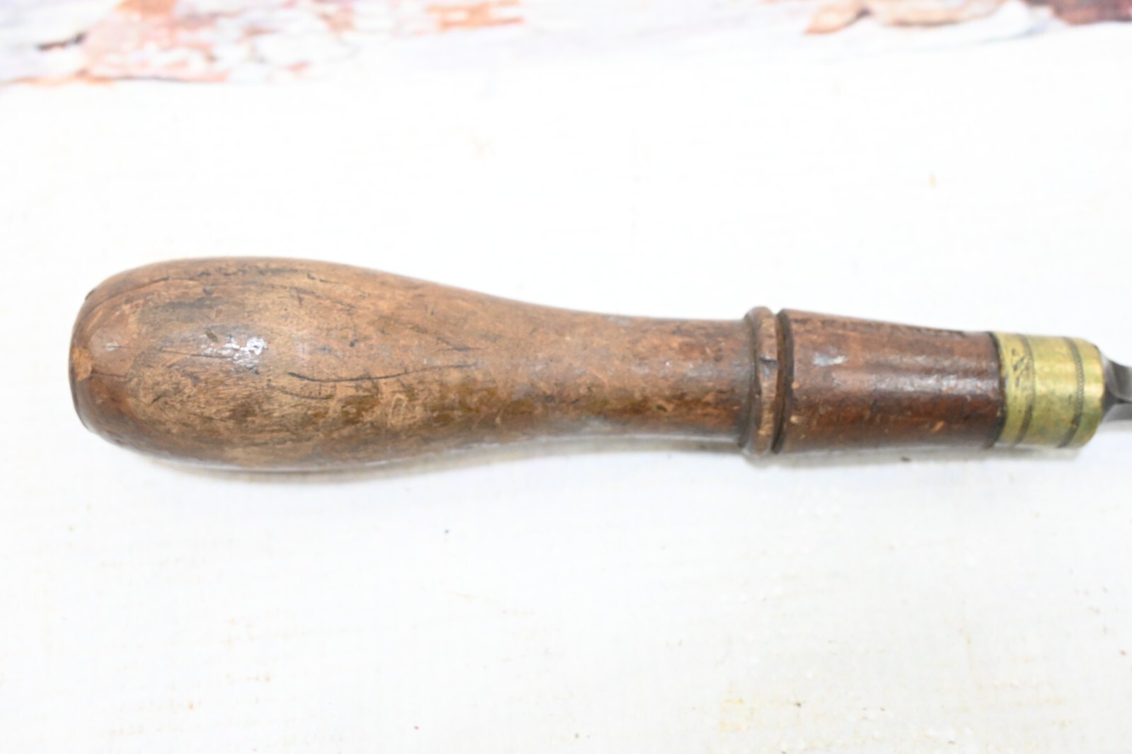 Antq/Vntg 11.75″ L. & I. J. White Wood Carving Tool Gouge Chisel 5/8″Cutting Edg