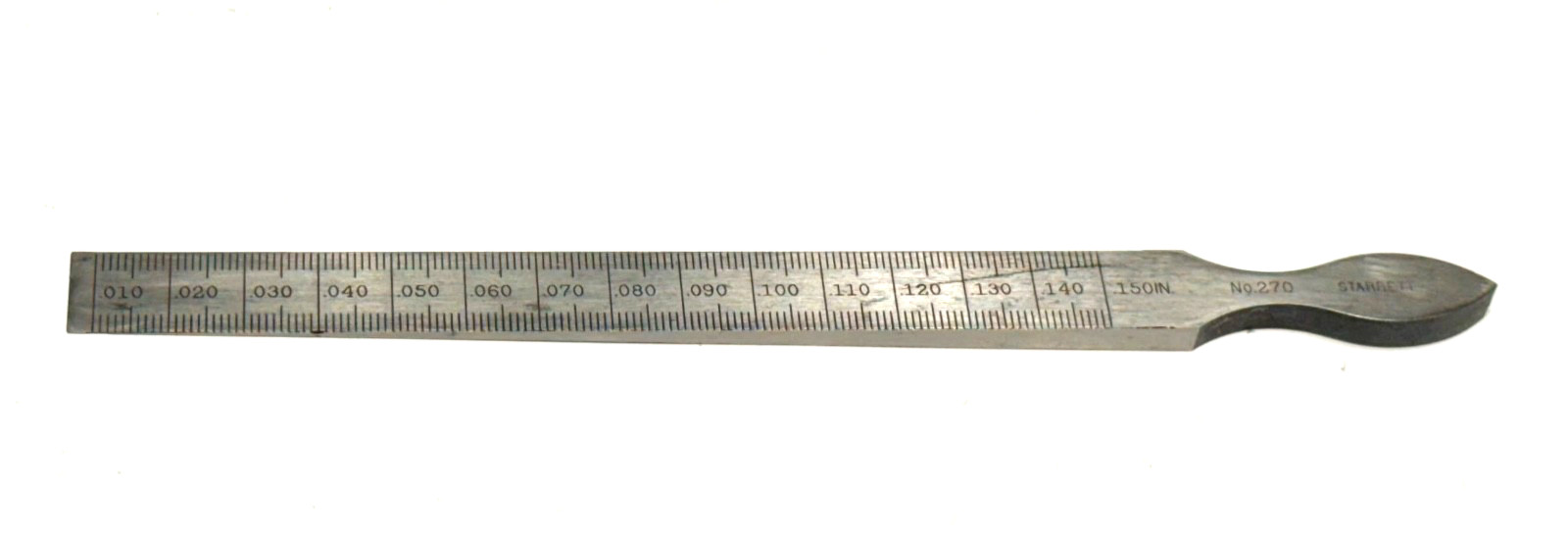 Vintage Starrett No. 270 Taper Gage 0.010″ – 0.150″ Machinist Measuring Tool USA