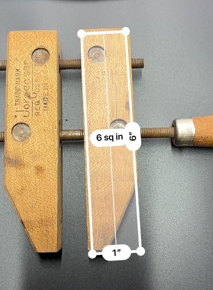 Vintage Jorgensen Wood Handscrew Clamps Set of 4 Adjustable USA Woodworking