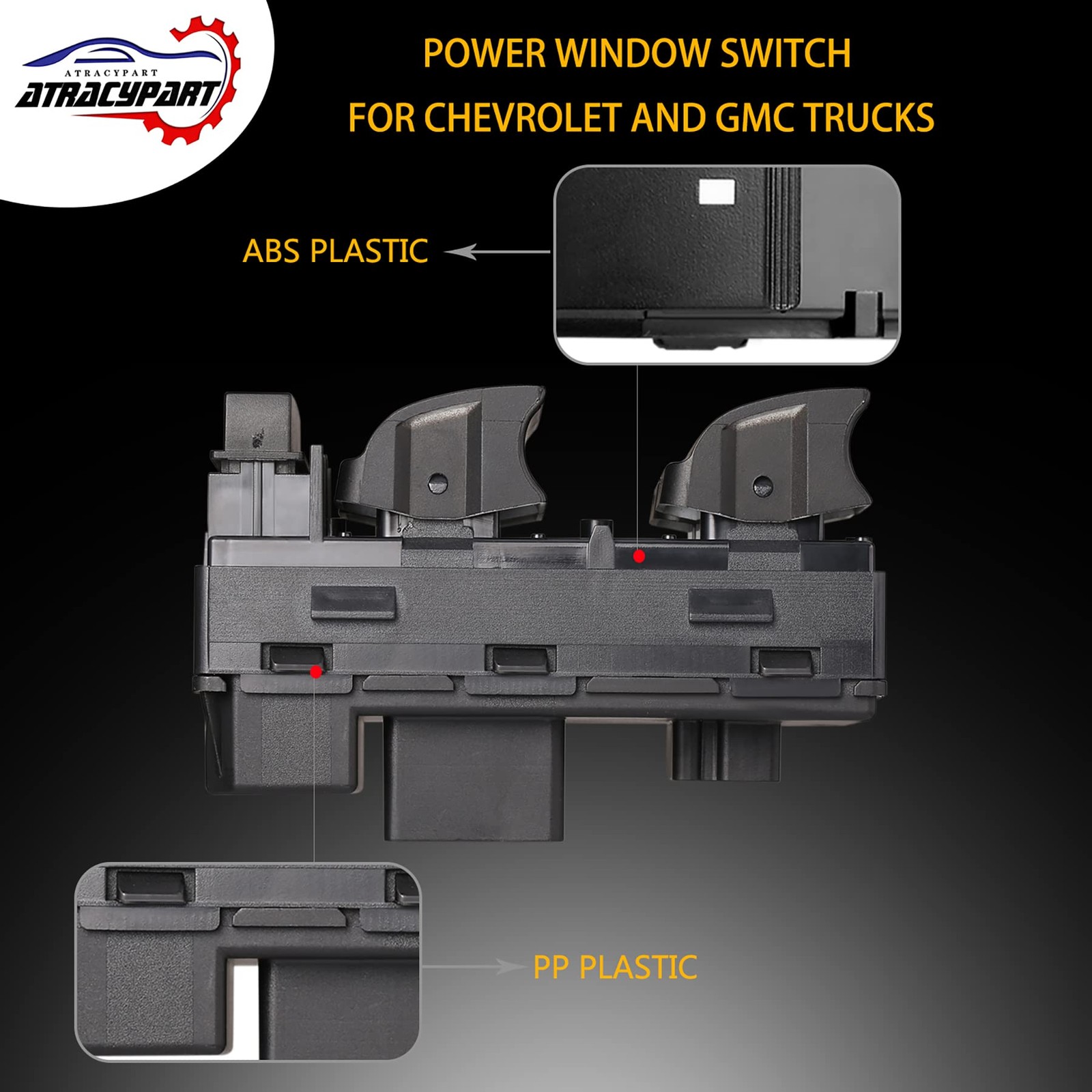 Power Window & Door Lock Switch Silverado Sierra 07-14 OEM