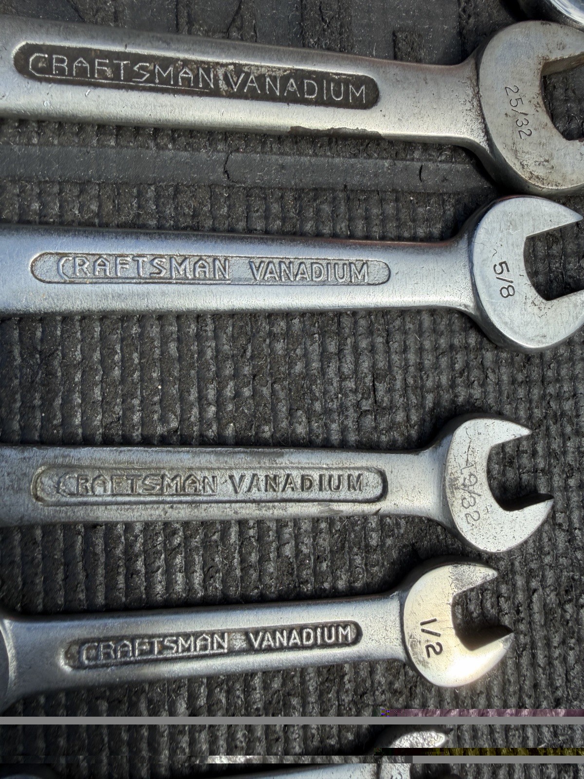 Rare Sears Roebuck USA 50yr Golden Jubilee Combination Wrench Clip Set 1886-1936