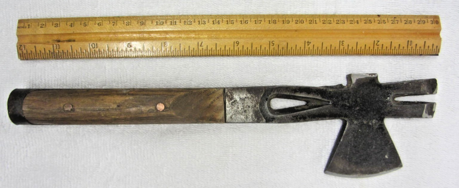 Vtg 1940s Nail Puller DO ALL AXE Pry Bar Crate Hammer HATCHET Multitool GERMANY