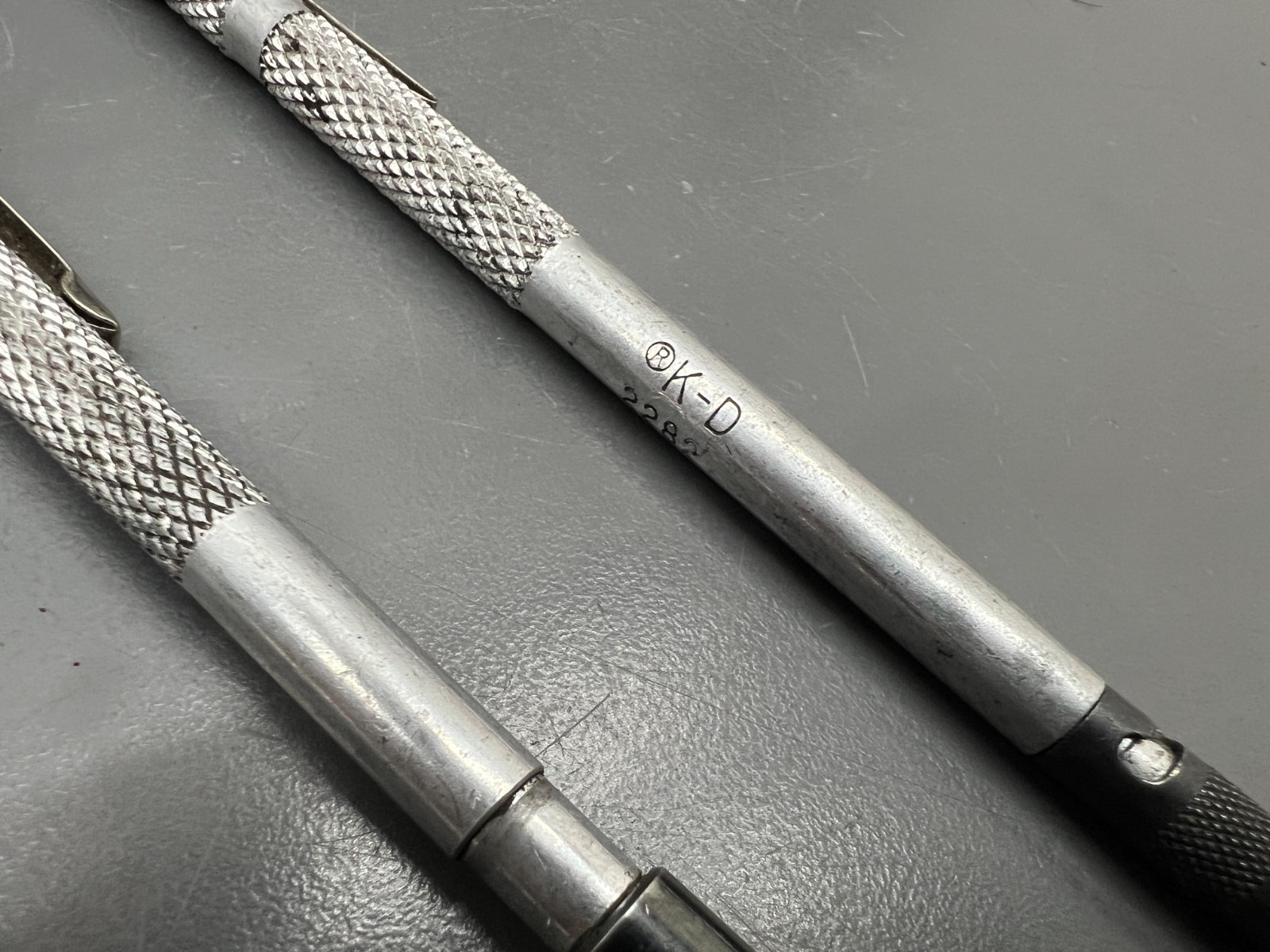 (Q) VINTAGE K-D TOOLS 2282 41025 SCREW STARTERS w MAGNETS 3pc SET – USA