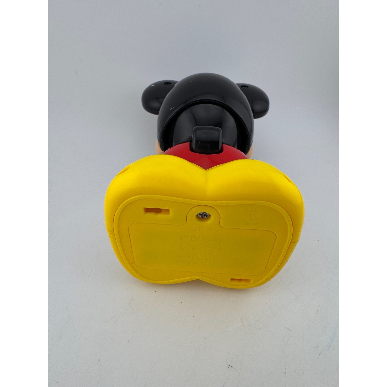 Mickey Mouse Plastic Light Up Flashlight Toy Vintage Disney UNTESTED