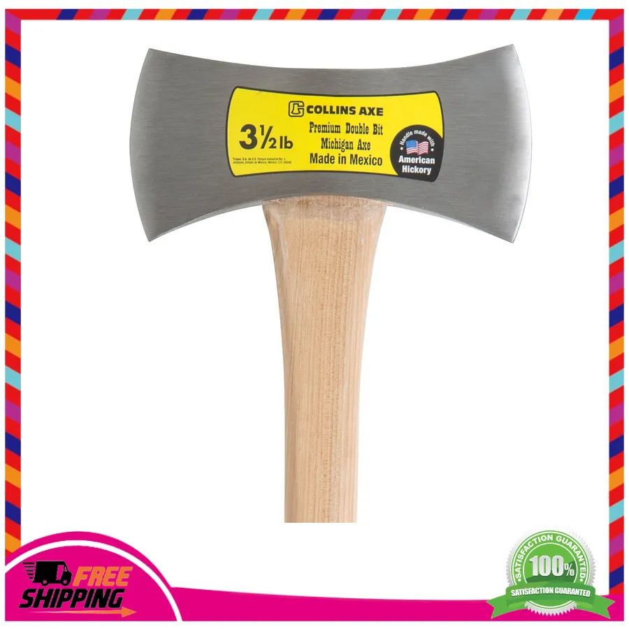 Collins 3.5 lb Double Bit Axe with 36 inch Wood Handle