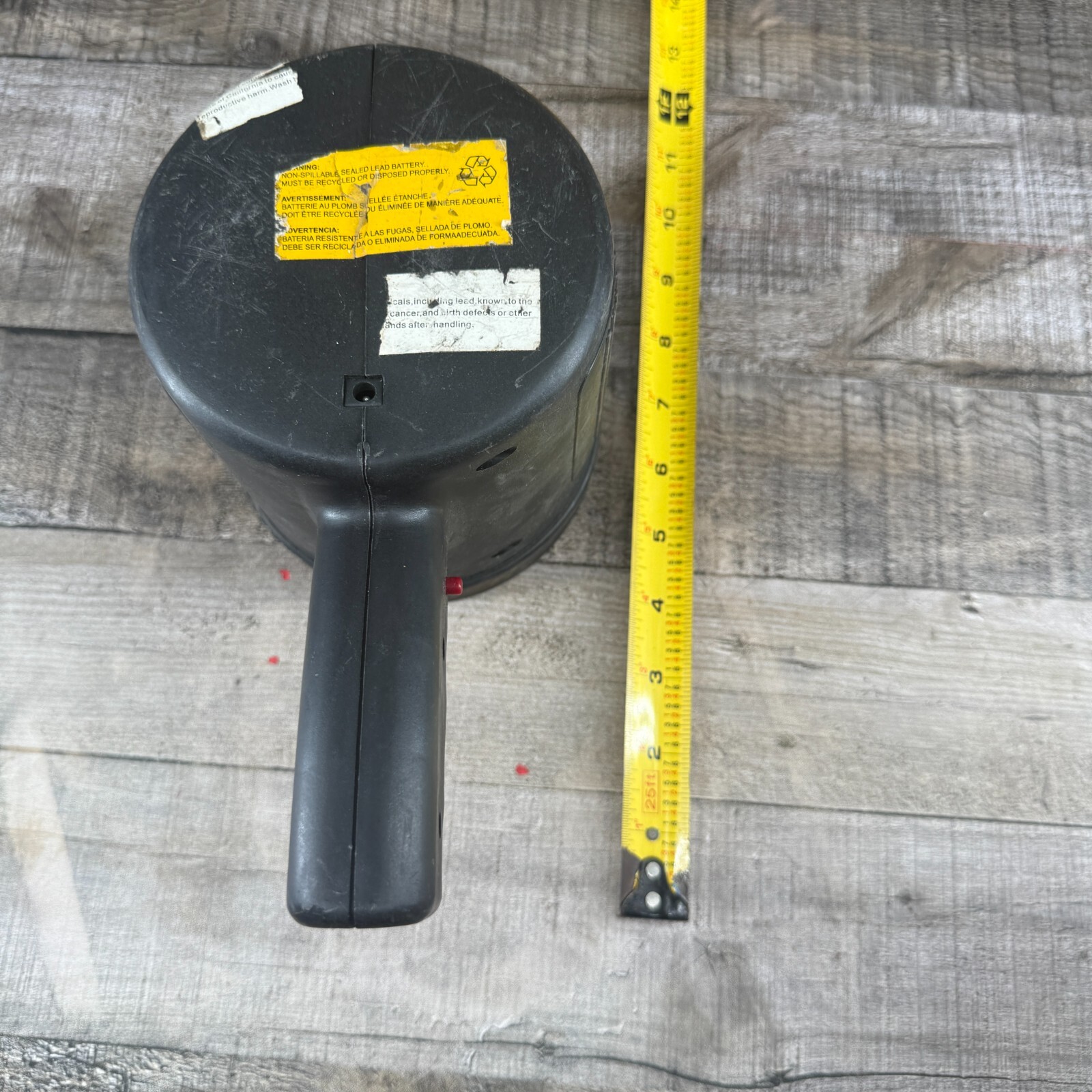 Task Force Spotlight Flashlight Rechargeable Untested As Is