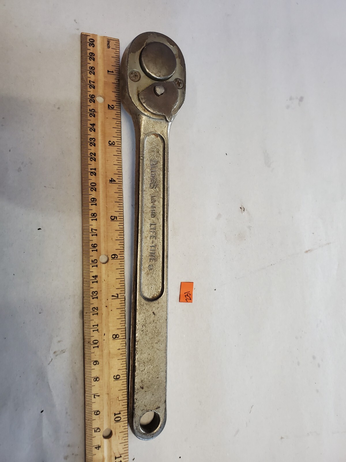 Rare Vintage Billings LS-1410 LIFE-TIME, 1/2″ Drive Ratchet • Mechanics Tools ☆