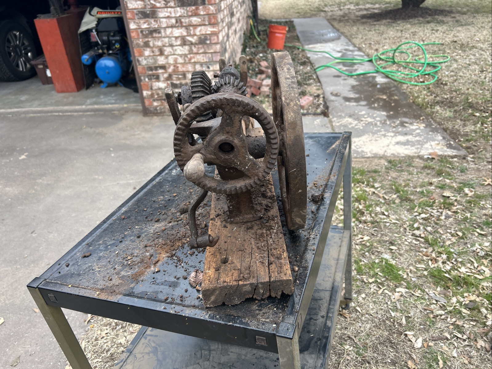 Blower and Forge Co ? Not Sure Antique Post Drill Press