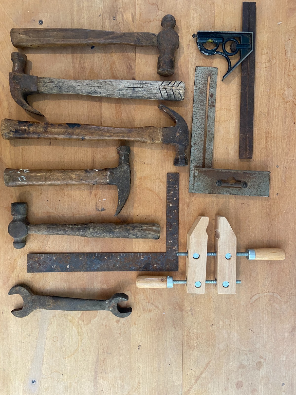Mixed Lot Vintage Hammers and other Tools