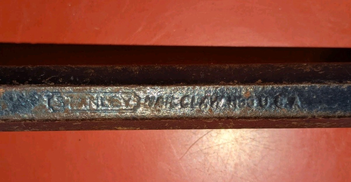 VTG Stanley H33 10″ Nail Claw Puller Pry Bar Hand Tool, USA