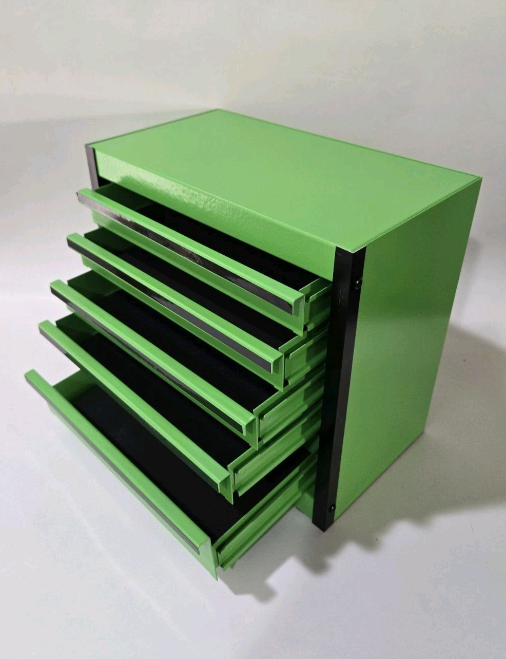 Extreme Green Mini Tool Box Top Chest 5 Drawer+18 Gifts For Snap on Tools Promo