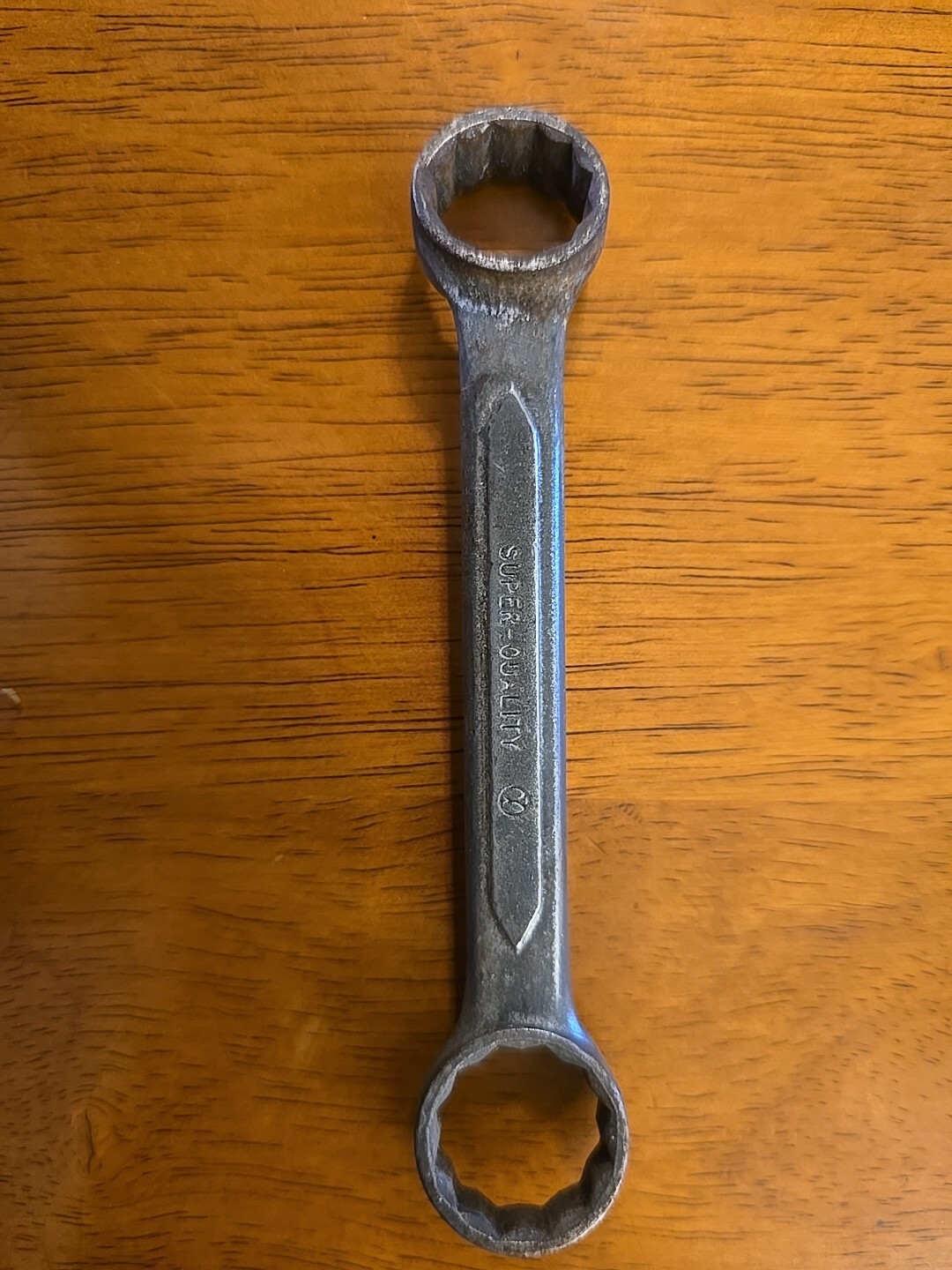 Vintage BONNEY 5/8-11/16 DOUBLE BOX END WRENCH OFFSET
