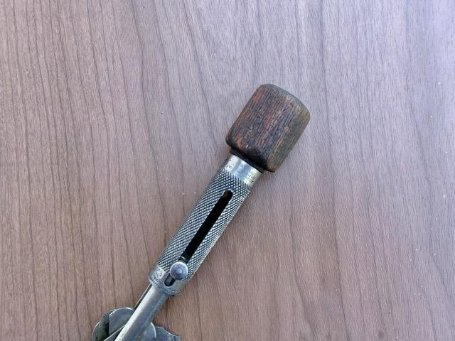 ANTIQUE BILLINGS & SPENCER PAT.1896 SLIDING SCREWDRIVER TOOL 4-BLADES