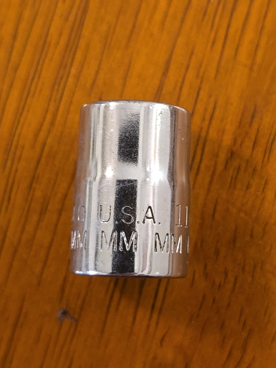 EASCO 52 6111, 11mm 3/8 Drive 6pt Metric Socket, USA Made. R55