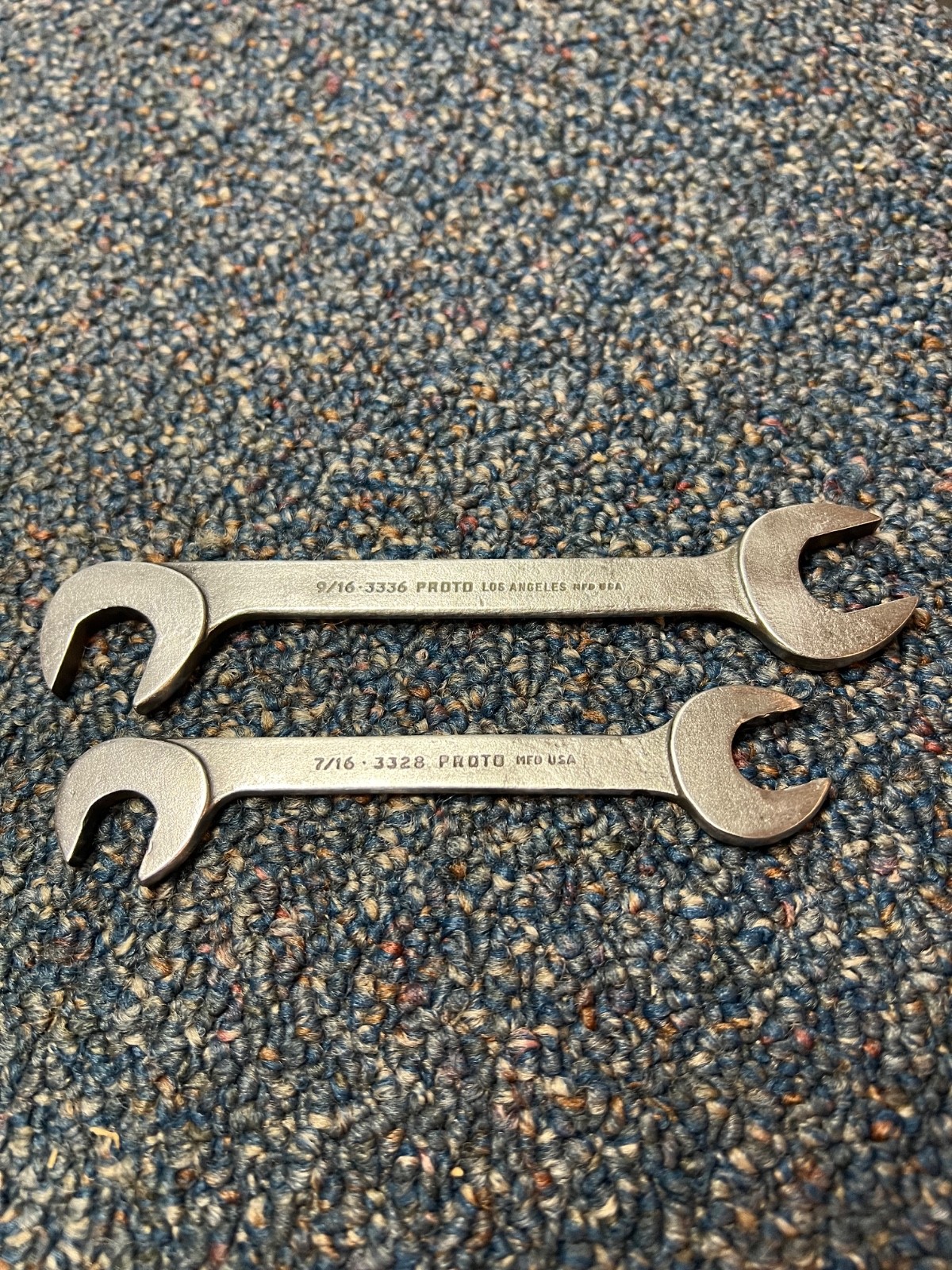Vtg Proto ignition wrenches, set of 2, very good
