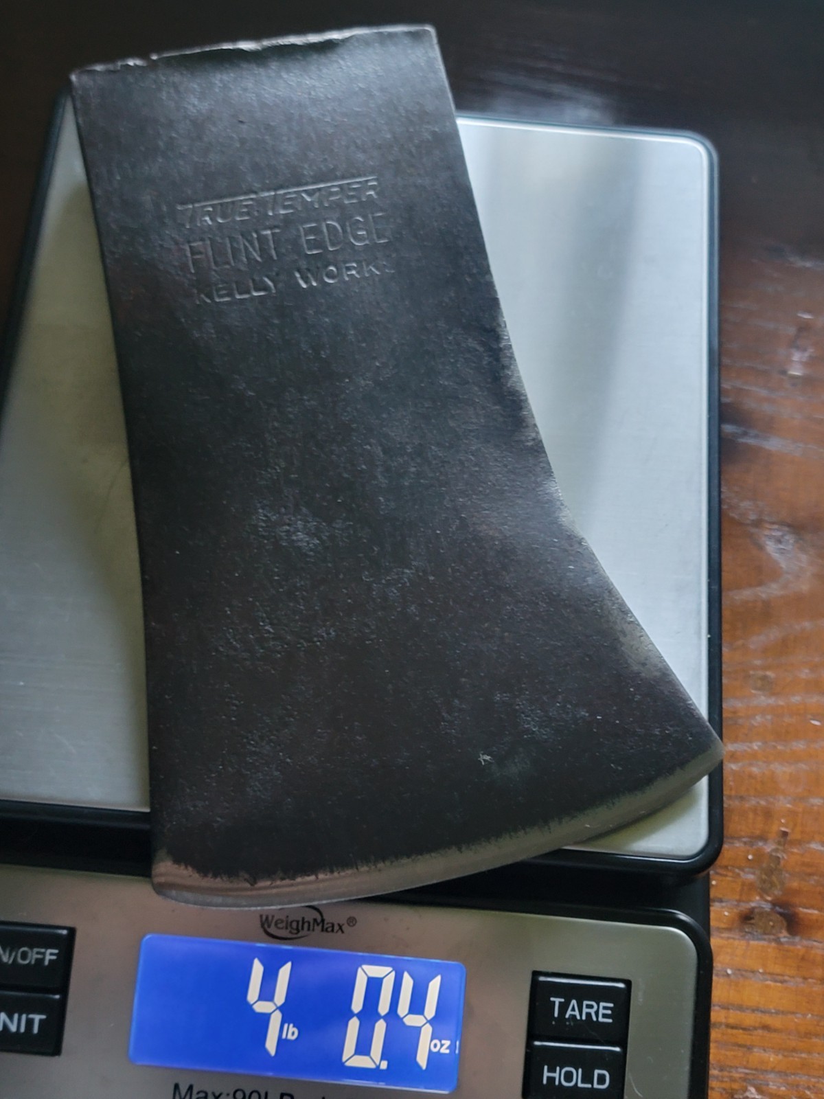 Vintage True Temper Flint Edge Kelly Works Axe Head 4lb Dayton No Handle
