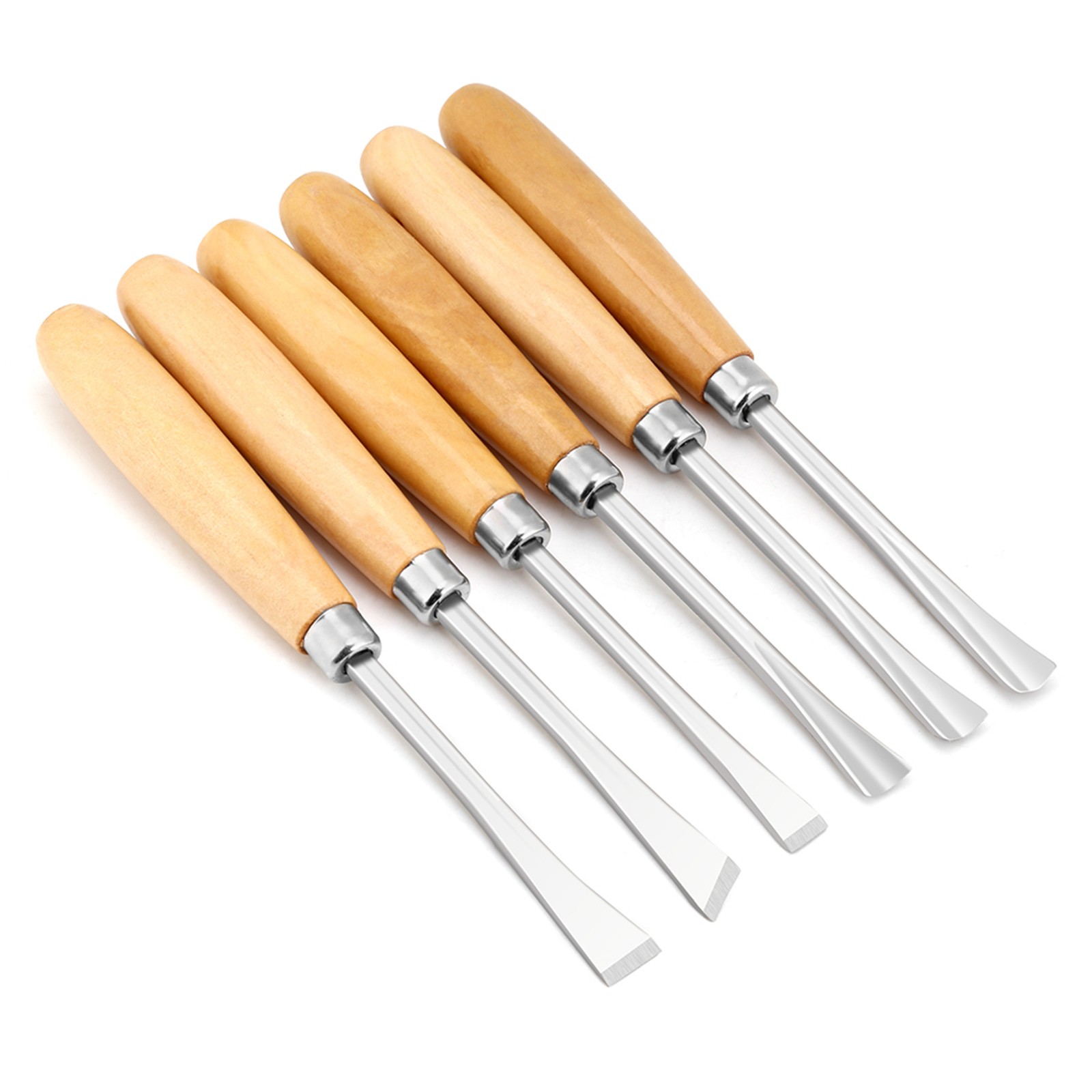 6pcs Professional Wood Carving Hand Chisels Set DIY Woodworking Sculpting Tools