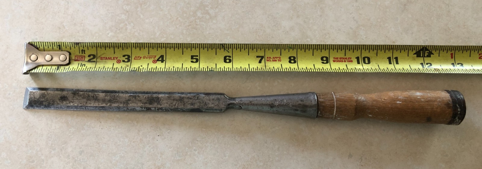 Vintage ERIK ANTON BERG ESKILSTUNA 5/8”” Beveled Edge Socket Chisel