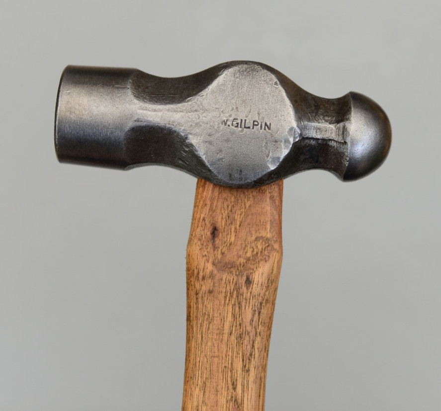 Vintage Rare W.Gilpin Ball Pein Hammer 1 1/2LB Made in England